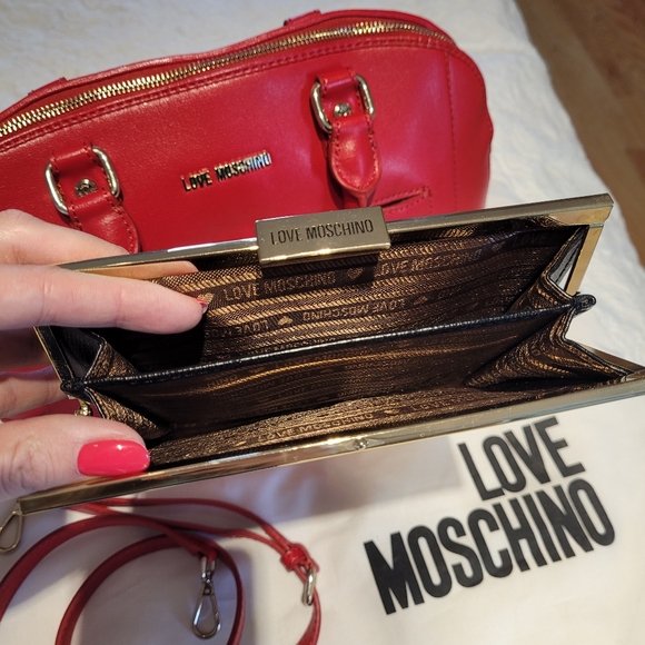 Love Moschino Red Satchel - Picture 3 of 4
